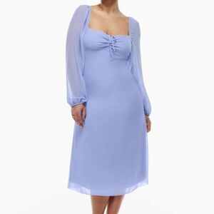 Aritzia Wilfred Jacqueline Midi Dress Periwinkle Women’s Size 6
